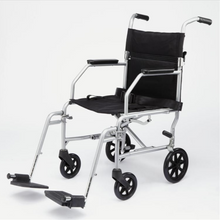 Load image into Gallery viewer, Heavy Duty Collapsing Lightweight Portable Folding Travel Wheelchair