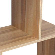 Load image into Gallery viewer, Large Standing Office Wood Book Organizer Storage Shelf 6 Cubes
