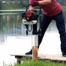 Load image into Gallery viewer, Heavy Duty Gas Powered Hydraulic Fence T Post Pile Driver 32.7cc