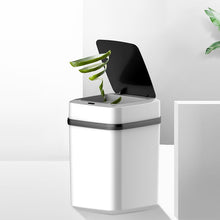 Load image into Gallery viewer, Automatic Motion Sensor Kitchen Trash Can With Lid Touchless | Zincera