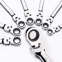 Load image into Gallery viewer, Flex Head Ratcheting Metric Wrench Set | Zincera