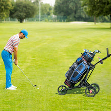 Load image into Gallery viewer, Large Heavy Duty Golf Walking Push Bag Cart