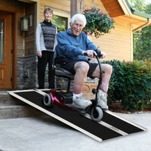 Load image into Gallery viewer, Portable Elderly Handicap Home Wheelchair Threshold Ramp