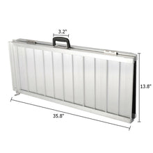 Load image into Gallery viewer, Portable Elderly Handicap Home Wheelchair Threshold Ramp