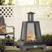 Load image into Gallery viewer, Large Portable Outdoor Backyard Wood Burning Fire Pit 26"
