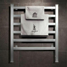 Load image into Gallery viewer, Freestanding Compact Electric Heated Towel Warmer Drying Rack