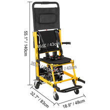 Load image into Gallery viewer, Portable Motorized Electric Stair Climbing Handicap Lift Wheelchair