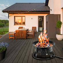 Load image into Gallery viewer, Portable Compact Outdoor Propane Gas Fire Pit 58,000 BTU