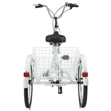 Load image into Gallery viewer, Heavy Duty Adult Three Wheeled Tricycle Bike 24"