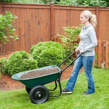 Load image into Gallery viewer, Heavy Duty Two Wheel Small Garden Wheelbarrow | Zincera