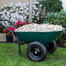 Load image into Gallery viewer, Heavy Duty Two Wheel Small Garden Wheelbarrow | Zincera
