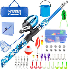 Load image into Gallery viewer, Ultimate Portable Kids Fishing Pole Kit