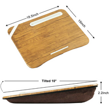 Load image into Gallery viewer, Premium Portable Wooden Laptop Lap Desk