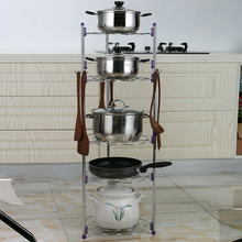 Load image into Gallery viewer, Large 5 Tier Pots And Pans Storage Organizer Rack