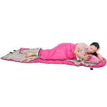 Load image into Gallery viewer, Large Comfortable Kids Sleeping Bag With Pillow