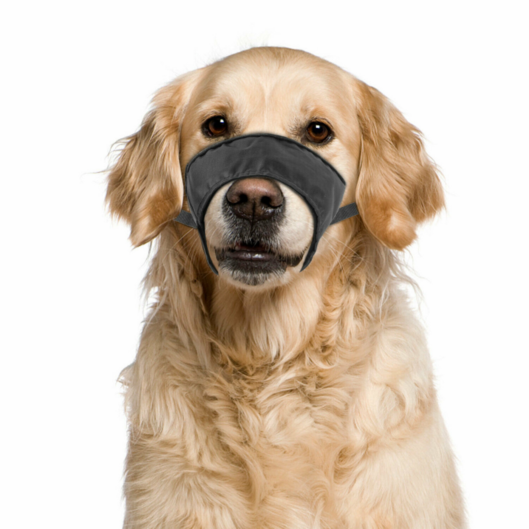 Adjustable Small / Big Dog Barking Mouth Guard Muzzle