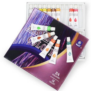 Premium Acrylic Paint Set Kit 24 pcs