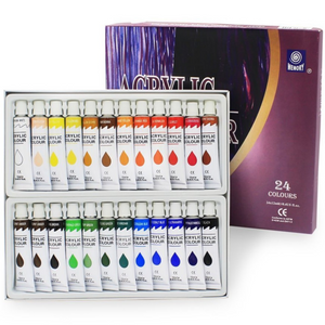 Premium Acrylic Paint Set Kit 24 pcs