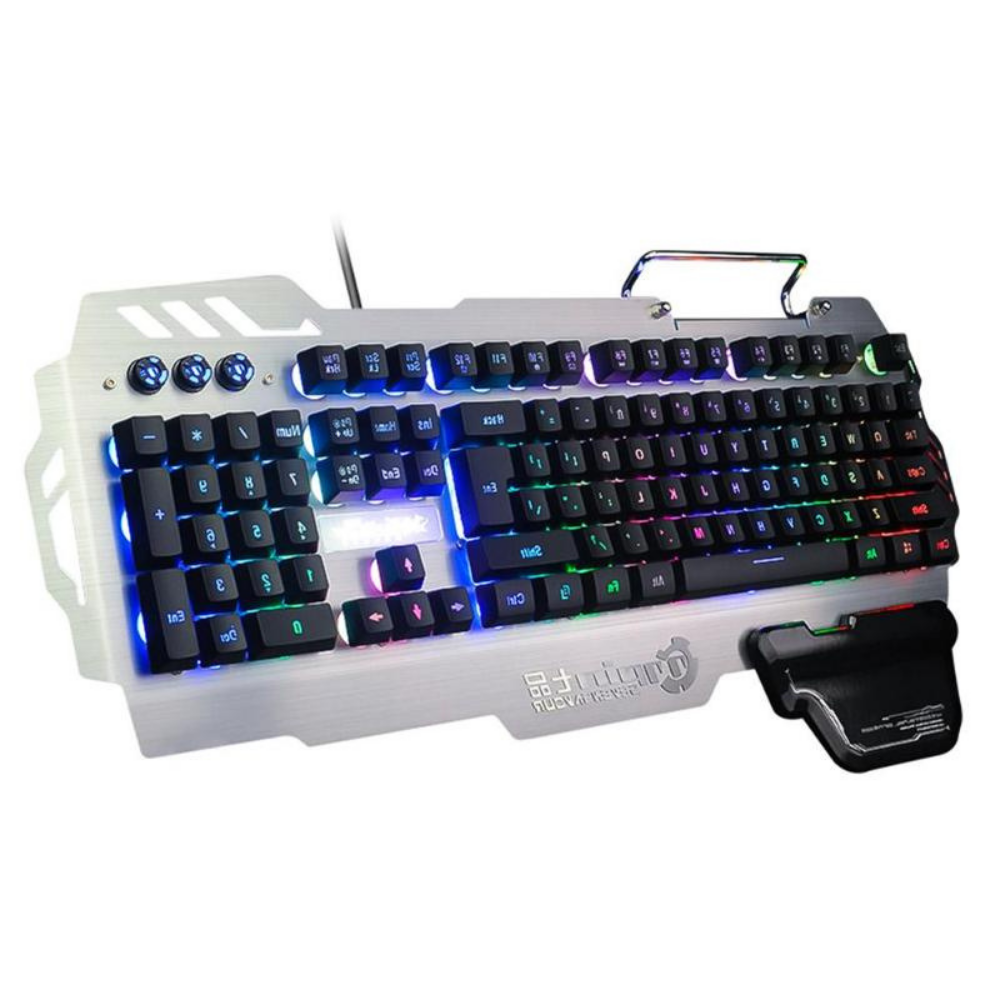 Premium Light Up PC RGB White Gaming Keyboard