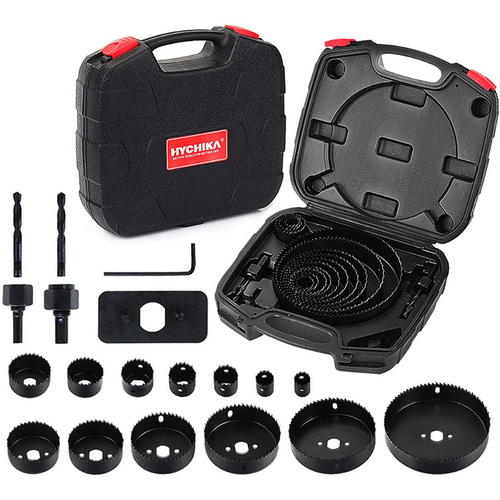 Ultimate Hole Dozer Saw Drill Bit Kit 19 pcs