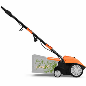 Heavy Duty Electric Lawn Power Grass Dethatcher 13"