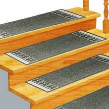 Load image into Gallery viewer, Modern Non Slip Carpeted Rug Stair Treads