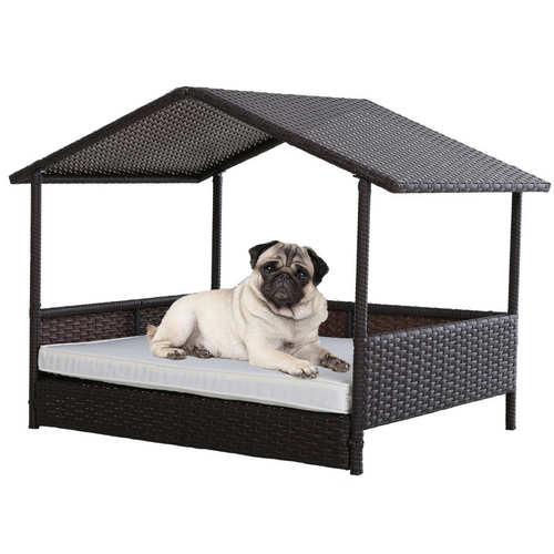 Large Indoor / Outdoor Modern Elevated Dog House