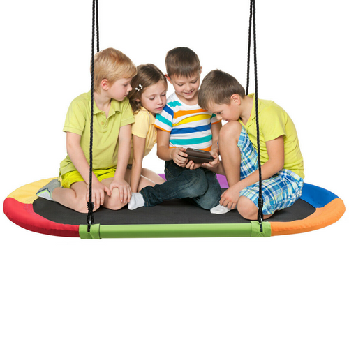 Adjustable Giant Flying Oval Saucer Tree Swing 60