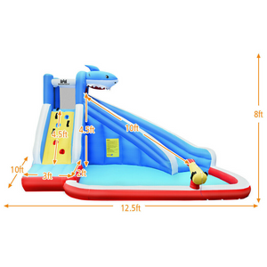 Giant Spacious Kids Inflatable Blow Up Water Slide Pool