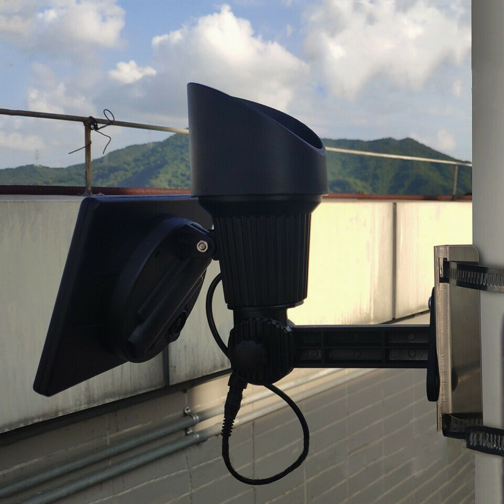 Solar Powered Waterproof LED Flagpole Spotlight