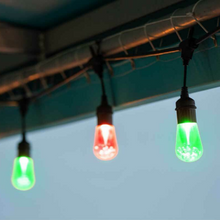 Load image into Gallery viewer, Smart LED Hanging Outdoor Patio String Lights