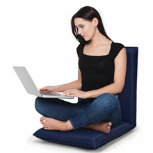 Load image into Gallery viewer, Adjustable Folding Cushion Adult Floor Chair With Back Support
