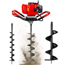 Load image into Gallery viewer, Powerful Gas Powered Post Hole Auger Digger Drill With Drill Bits