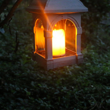 Load image into Gallery viewer, Deluxe Outdoor Solar Powered Hanging Lantern Light
