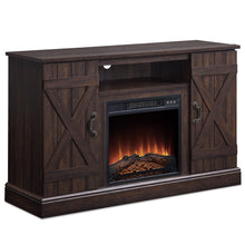 Load image into Gallery viewer, Modern Wooden Electric Fireplace Farmhouse Entertainment TV Stand 47&quot;