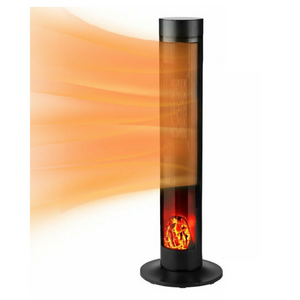 Free Standing Indoor / Outdoor Electric Space Tower Patio Heater With Thermostat