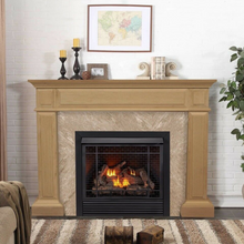 Load image into Gallery viewer, Modern Freestanding Vintage Wood Surround Fireplace Mantel