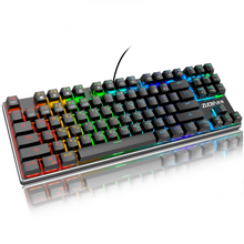 Load image into Gallery viewer, Rainbow RGB Mechanical Gaming Keyboard For PC | Zincera