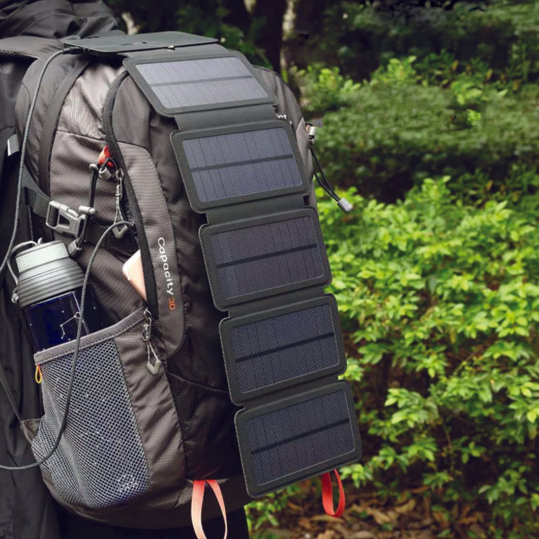 Portable Solar Powered Charger Panel Foldable | Zincera