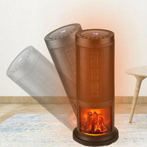 Powerful Compact Electric Infrared Tower Patio Heater With Thermostat