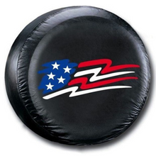 Load image into Gallery viewer, Premium American Flag Jeep Wrangler Spare Tire Cover