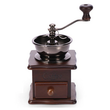 Load image into Gallery viewer, Antique Manual Hand Coffee Burr Grinder | Zincera