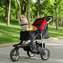 Load image into Gallery viewer, Large Portable 3 Wheeled Dog Jogging Stroller Carriage