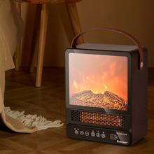 Load image into Gallery viewer, Electric Portable 3D Flame Indoor Space Heater 1500W