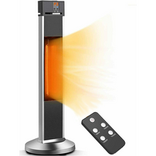 Load image into Gallery viewer, Electric Outdoor Infrared Patio Porch Tower Space Heater 1500W
