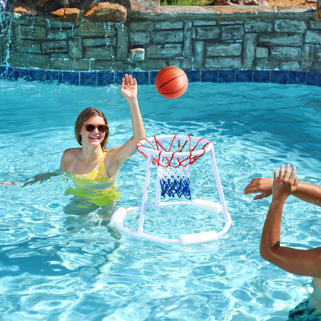 Premium Floating Swimming Pool Basketball Hoop | Zincera