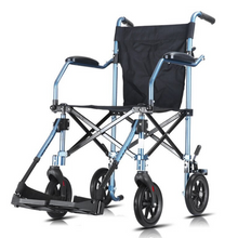 Load image into Gallery viewer, Premium Portable Foldable Heavy Duty Transport Wheelchair Lightweight | Zincera