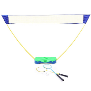 Premium Portable Badminton Net Set With Birdies | Zincera
