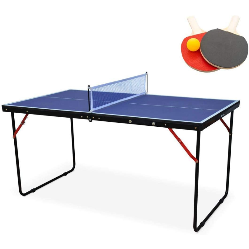 Portable Folding Small Outdoor Ping Pong Table | Zincera