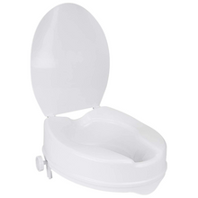 Load image into Gallery viewer, Clamp On Raised Handicap Toilet Seat Riser 4&quot; | Zincera